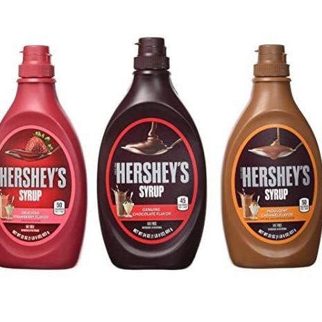 

Paling Sesuai.. Hershey's Indulgent Caramel Flavor Syrup l Hershey‘s Strawberry Syrup