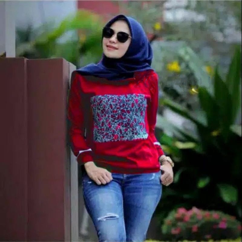 BISA COD✓ BLOUSE GRAVIT JUMBO / KAOS ATASAN ZOLAQU / ATASAN MUSLIM LENGAN PANJANG / ATASAN WANITA JU