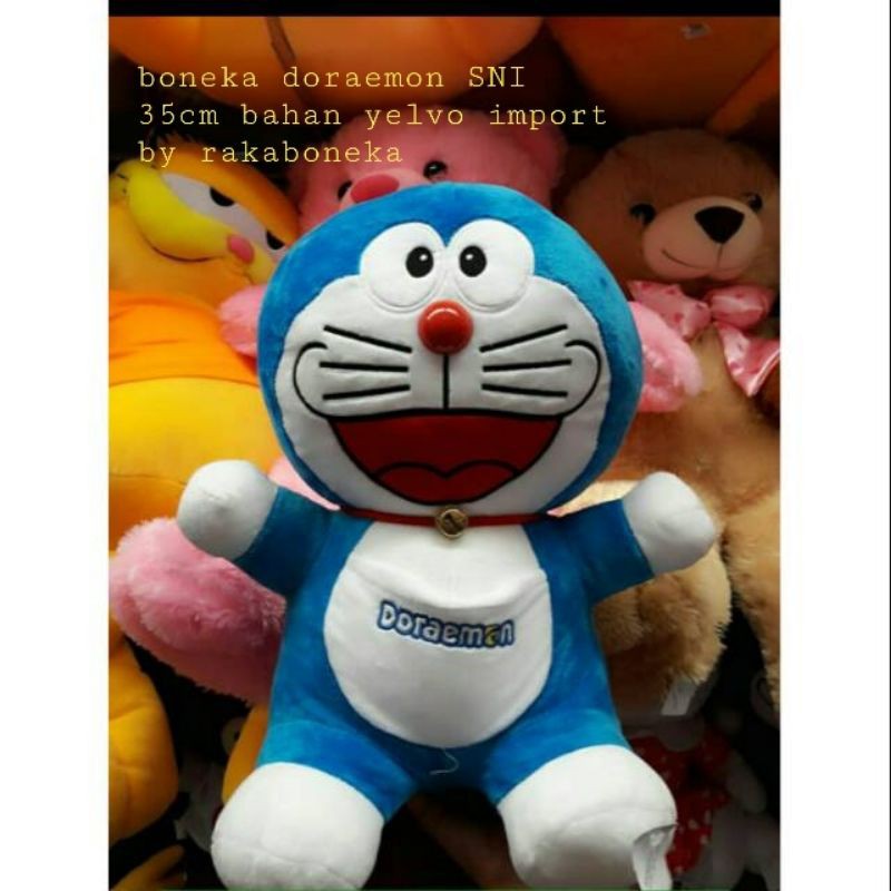 Boneka doraemon SNI ukuran L #bahan yelvo impor