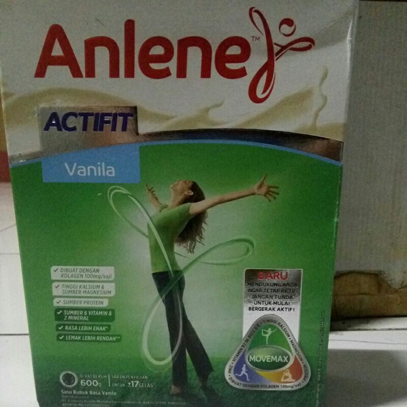 Susu ANLENE ACTIFIT 600 gram