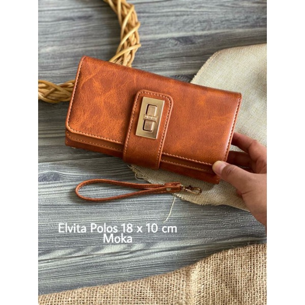 Elvita Polos Dompet Wanita Model Lipat