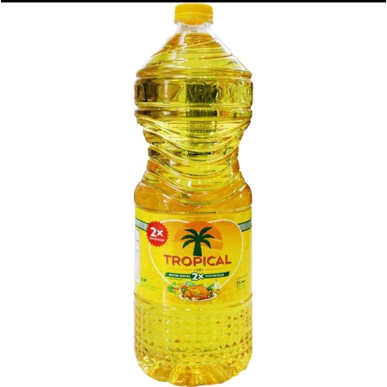 

TROPICAL minyak goreng botol/Reffil 2 L