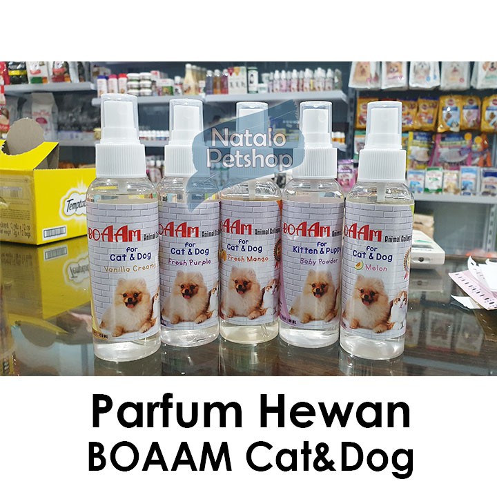 BOAAM Parfum 100ML Kucing/Anjing/Kelinci/Hewan Harum - Wangi Fresh