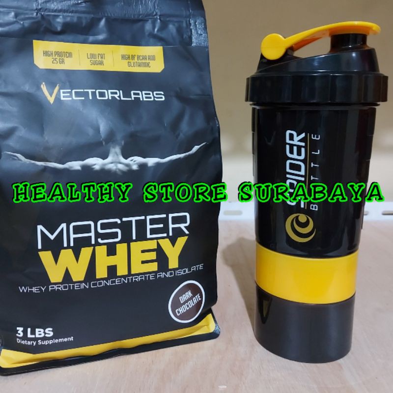 VECTORLABS MASTER WHEY 3 LBS BPOM VL MASTERWHEY PROTEIN 3LBS VECTOR