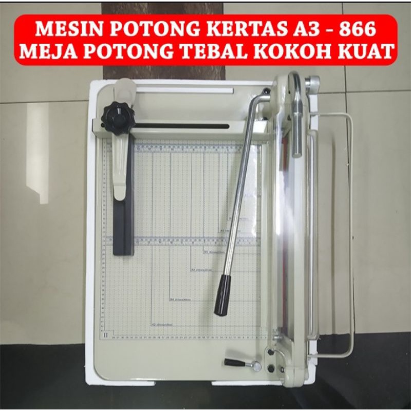 

Mesin Pemotong Kertas 868 A3 / Alat Potong Kertas / Paper Cutter