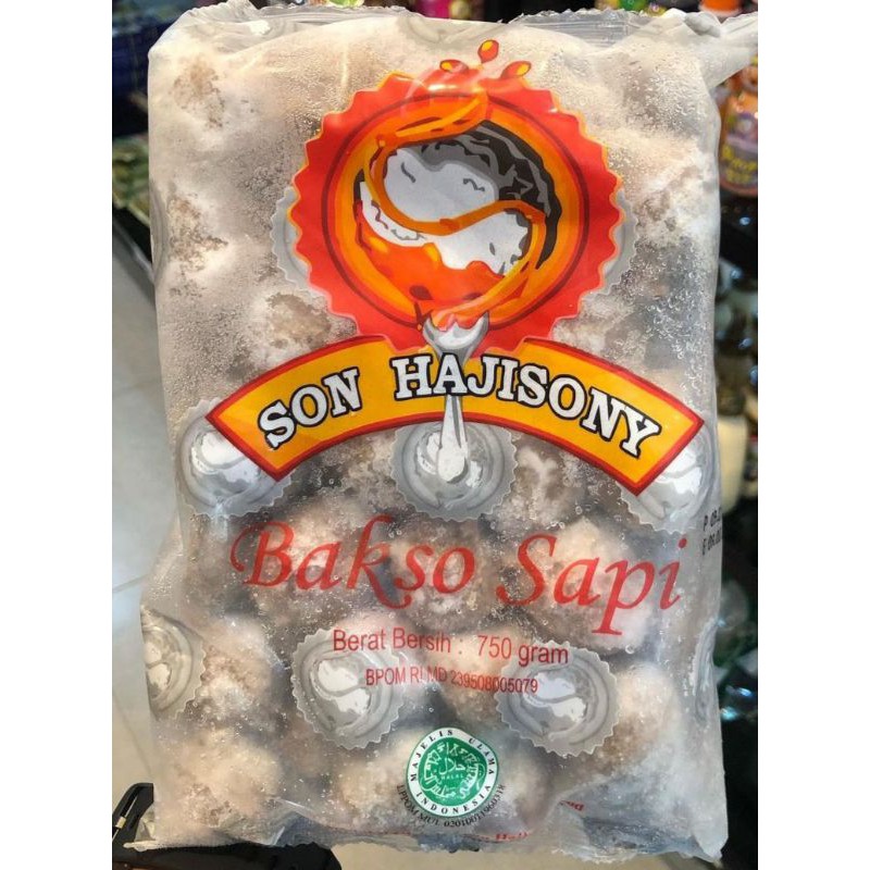 

Bakso Sapi Haji Sony Lampung Include Bumbu Kuah 750gr / Baso Sony Lampung