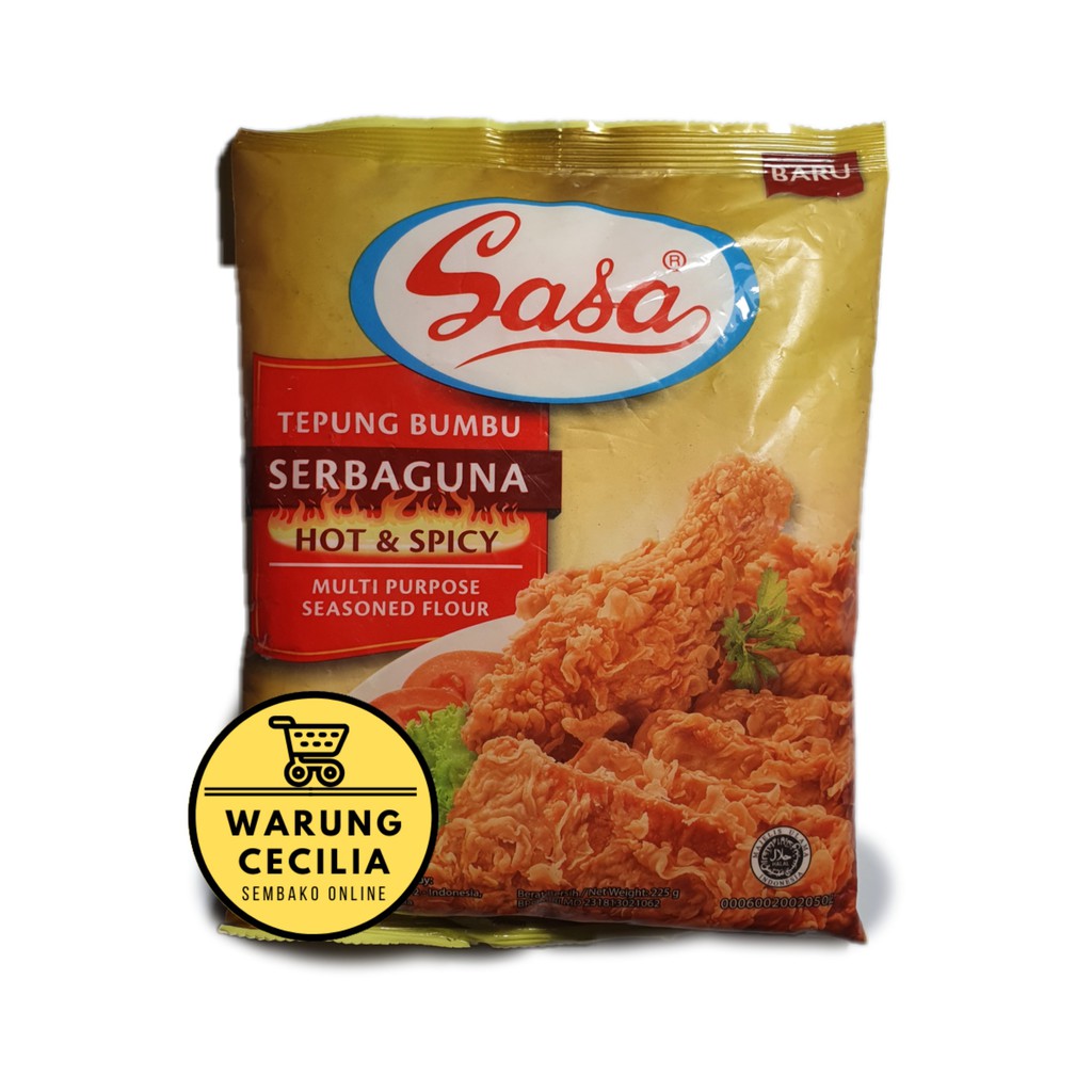 

Tepung Bumbu Serbaguna Sasa Hot & Spicy Pedas 80 gr & 225 Gr