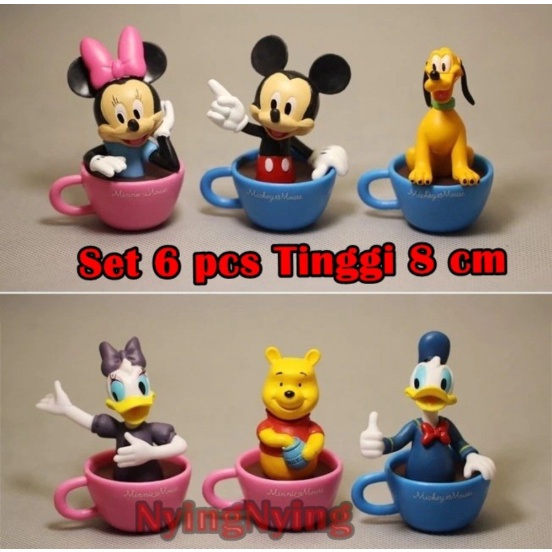 

Donald Dijual Bebek Diskon Dekorasi Mouse topper Kue Action Disney Mickey figuur