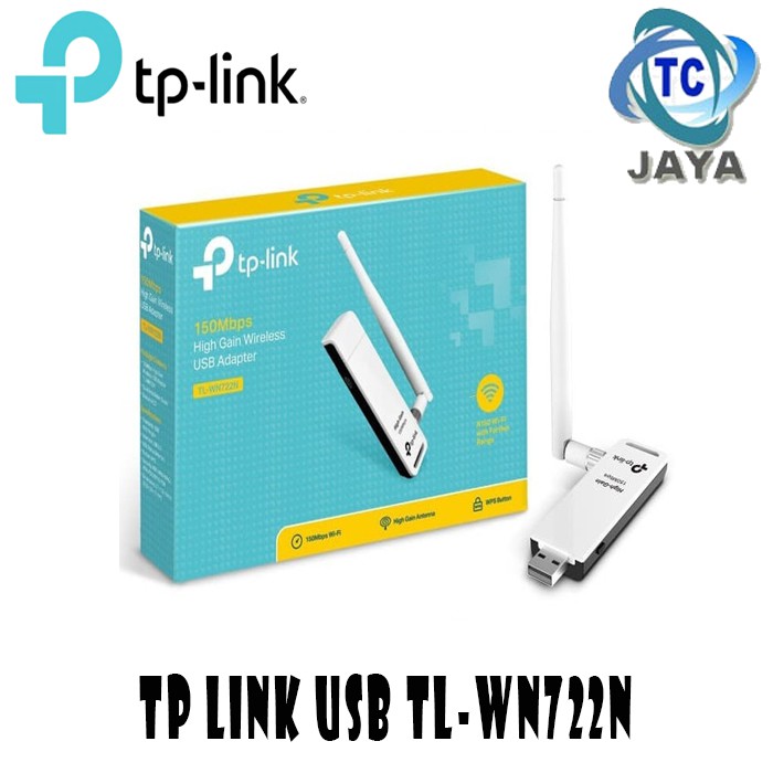 TP Link 150Mbps High Gain Wireless USB Adapter TL-WN722N