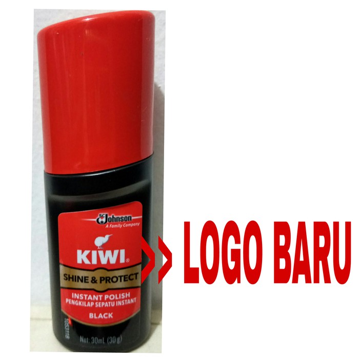 Semir Sepatu Cair Kiwi Shine & Protect Warna Hitam
