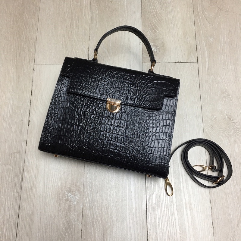 Tas kulit Garut formal / tas kantor
