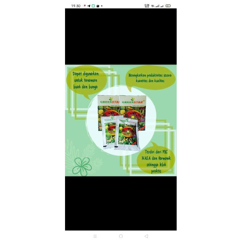 Pupuk greenstar Nasa/pupuk Organik Nasa
