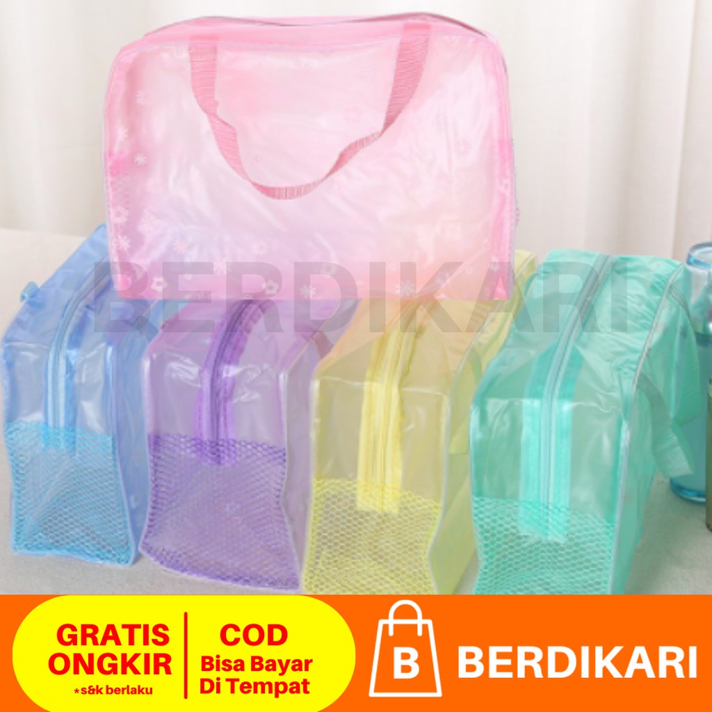 Tas Kosmetik Waterproof Transparan