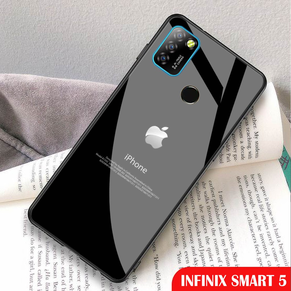 [H01] Softcase Glass Kaca Infinix Smart 5  - Casing Hp Infinix Smart 5  - Case Hp Infinix Smart 5 -