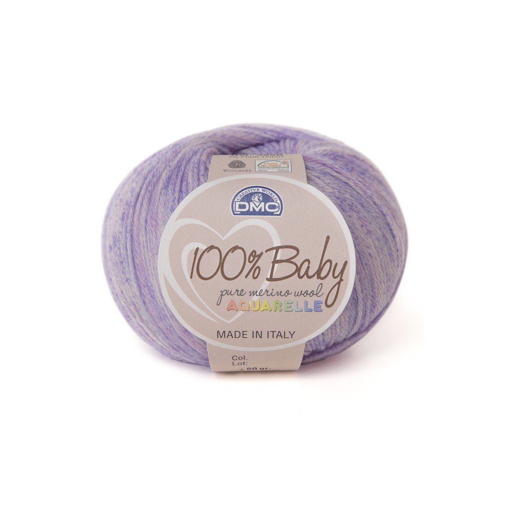 Benang Rajut Knit Crochet DMC Art 489A - 100% Baby Aquarelle Kode 1360