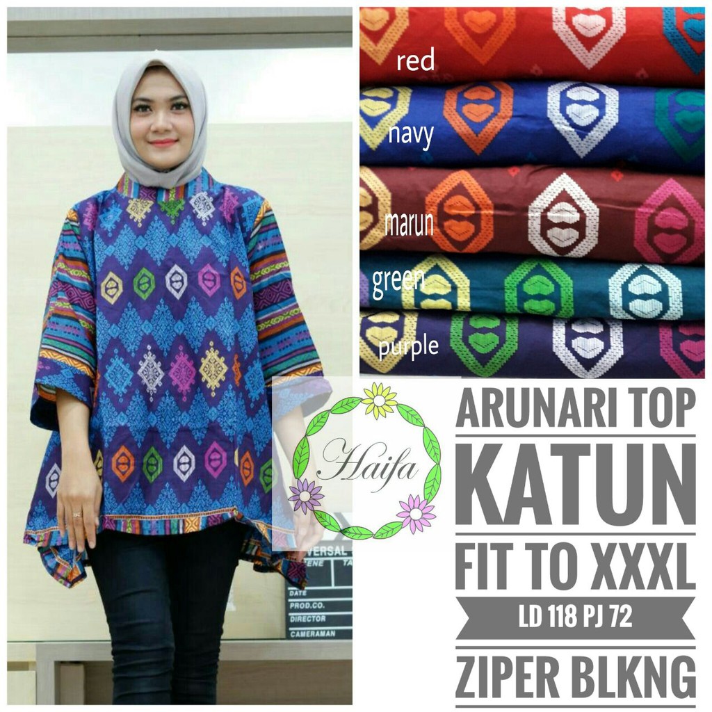 BLOUSE BATIK BIG SIZE / BLOUSE BATIK XXL / DRESS BATIK / BLOUSE WANITA BATIK / BATIK KERJA / DRESS