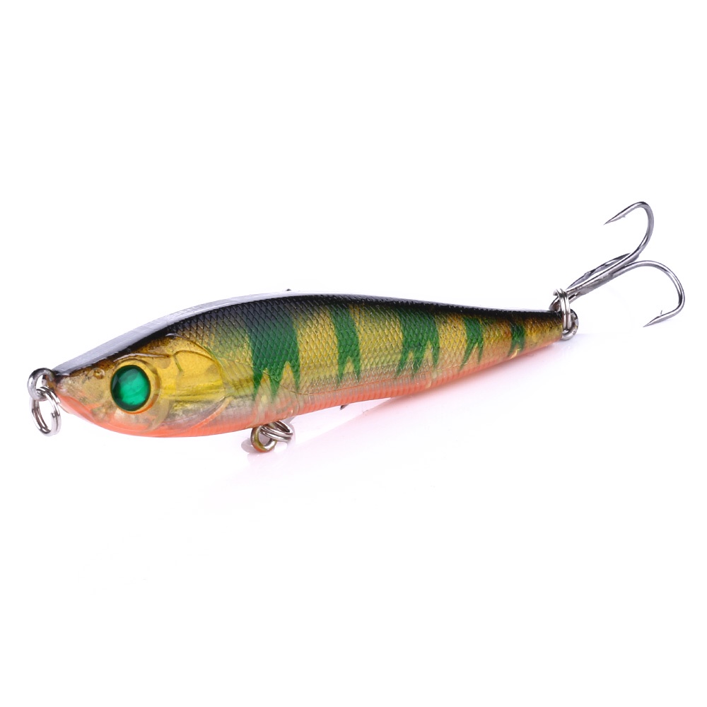 Hengjia 8PCS / Set Umpan Pancing Ikan Minnow Imitasi 85mm / 13.6g