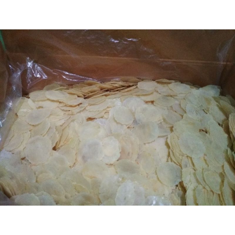 

Emping melinjo mentah biji satu tipis renyah gurih 5kg