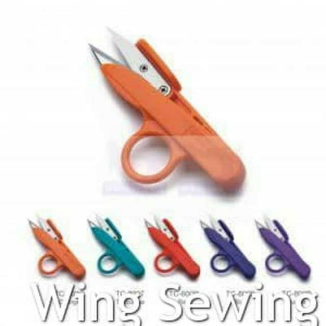 Gunting Benang Gagang Jari Plastik