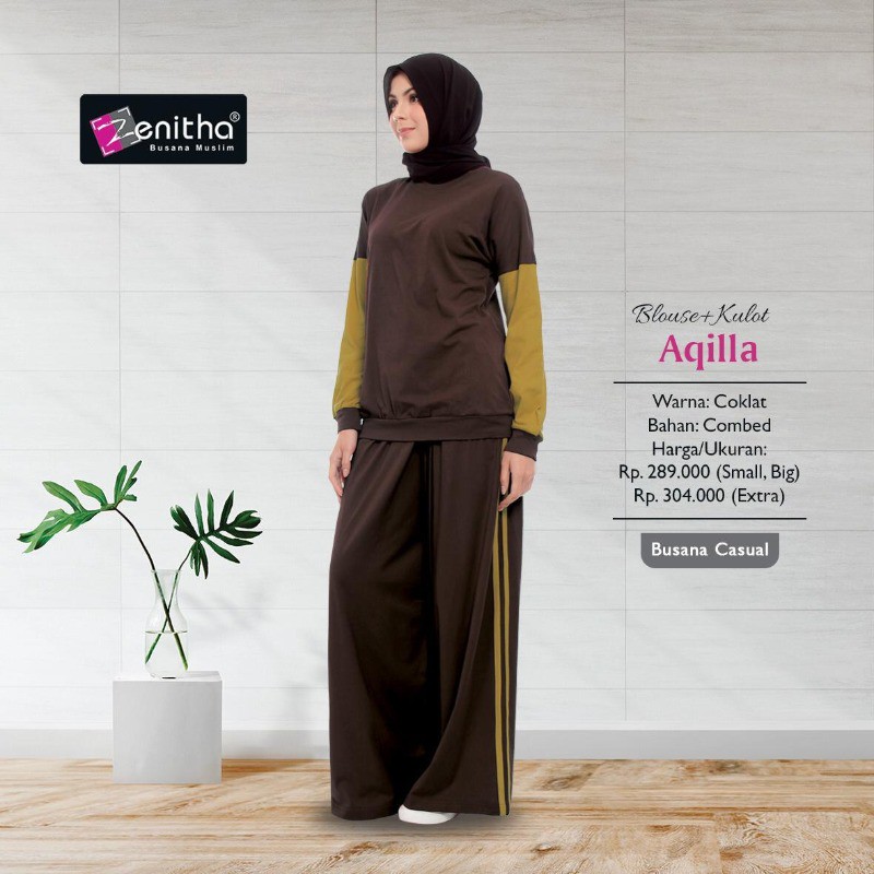Zenitha Aqilla Coklat | Buju Olahraga Muslimah