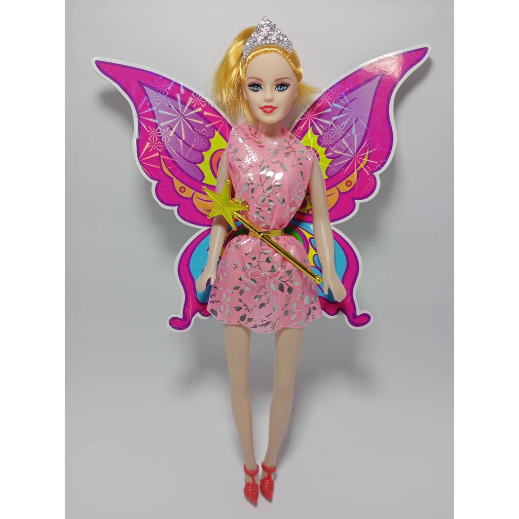 BONEKA BERBIE SAYAP Peri Kupu Kupu Tinkerbel Barbi Cantik