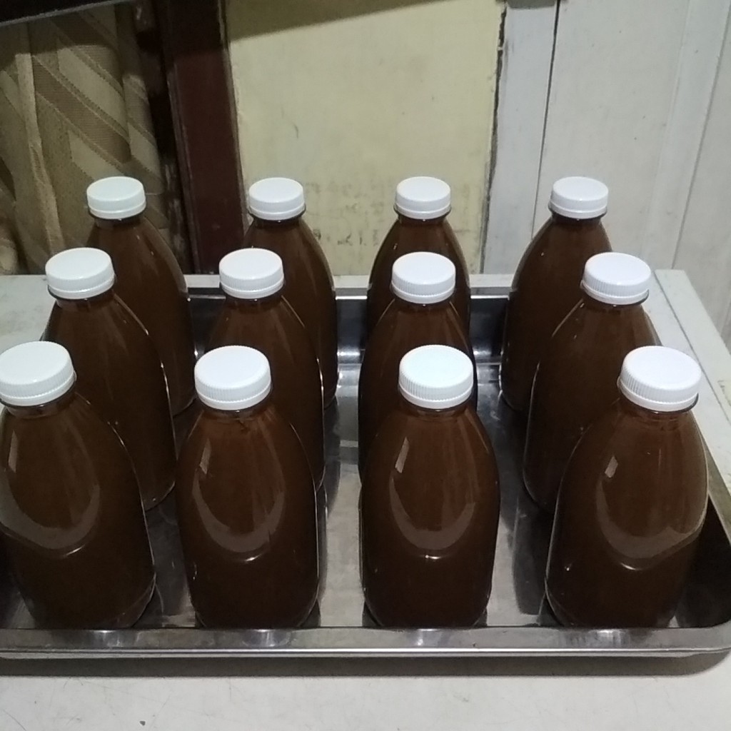 Jus Herbal Baitun Bawang Putih Hitam Tunggal Lanang Jahe Merah Lemon Madu 350ml 350 ml Bkn Herbakol