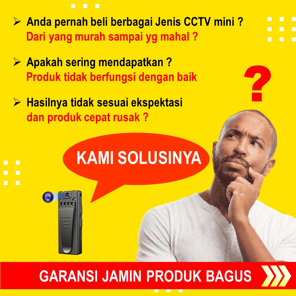 KAMERA MINI TERSEMBUNYI TANPA KABEL CAMERA CCTV PENGINTAI KECIL OUTDOOR IP SPYCAM SPY CAM HIDDEN CAMERA CAMCORDER PENGINTIP MATAMATA MURAH BENTUK CLIP RECORDER ALAT KEAMANAN RUMAH JS137