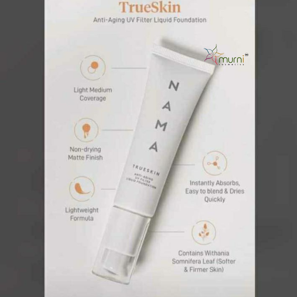 NAMA TRUESKIN ANTI AGING UV FILTER LIQUID FOUNDATION 32ML