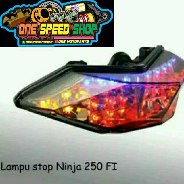 Stop Lamp Lampu Stop assy Ninja 250 fi Lampu Stop Belakang Kawasaki Ninja 250 led