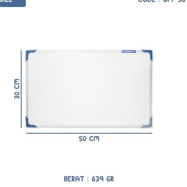 

Sudah READY.. White Board Kecil Papan Tulis Gantung Ukuran 50X30 Cm (Off-36)