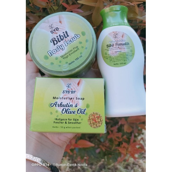 Lotion bibit pemutih badan lulur pemutih badan Sabun pemutih badan paket pemutih badan bibit pemutih
