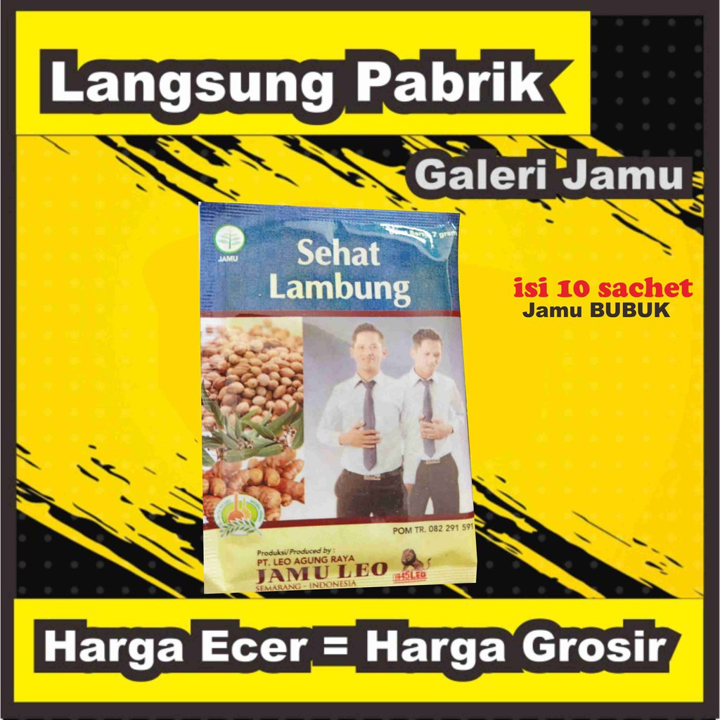 

JAMU LEO jamu sehat lambung mengatasi asam lambung atau gastritis isi 10 sachet jamu bubuk