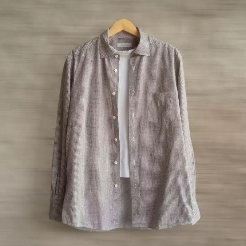 Preloved Kemeja Katun Motif Ermenegildo Zegna