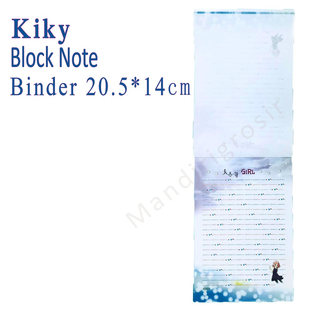 Buku Catatan * Kiki * Block Note * 624403