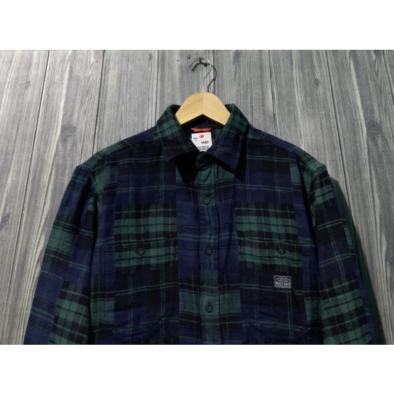 Kemeja Flannel Macbeth second preloved original casual like new murah terbaik