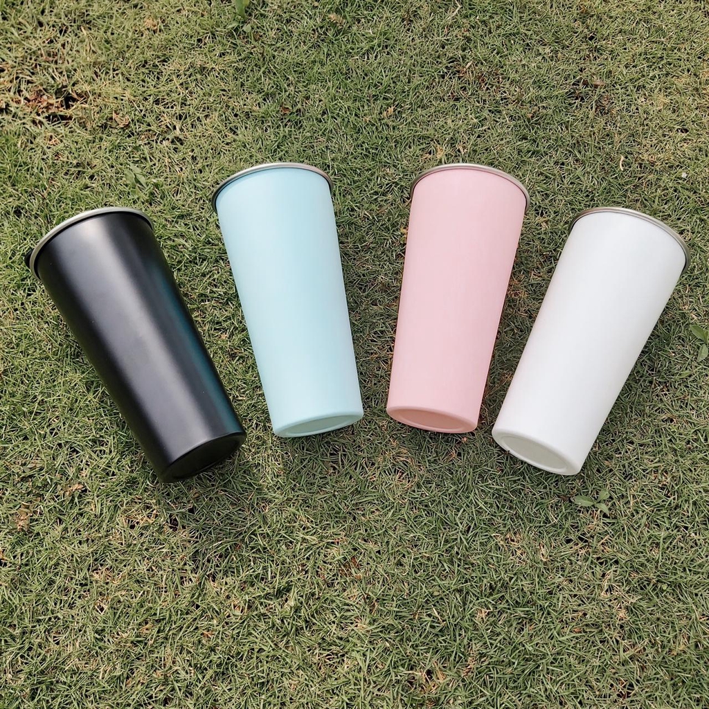 Cup Tumbler Stainless Steel Polos TANPA MERK Botol Minum Kopi Seamless Coffee Cup