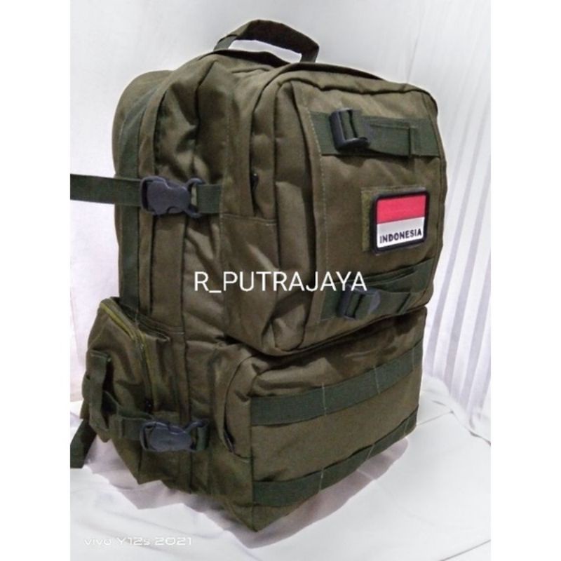 TAS RANSEL GULTOR HIJAU ARMY 3P  25L 30L UKURAN BESAR TACTICAL OUTDOOR