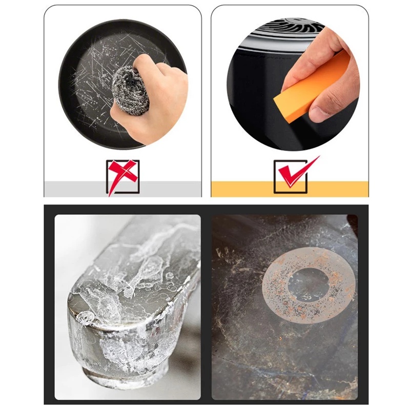 Sikat Pembersih Cermin / Ubin Portable Bahan Karet Anti Karat / Gores Untuk Dapur / Kamar Mandi