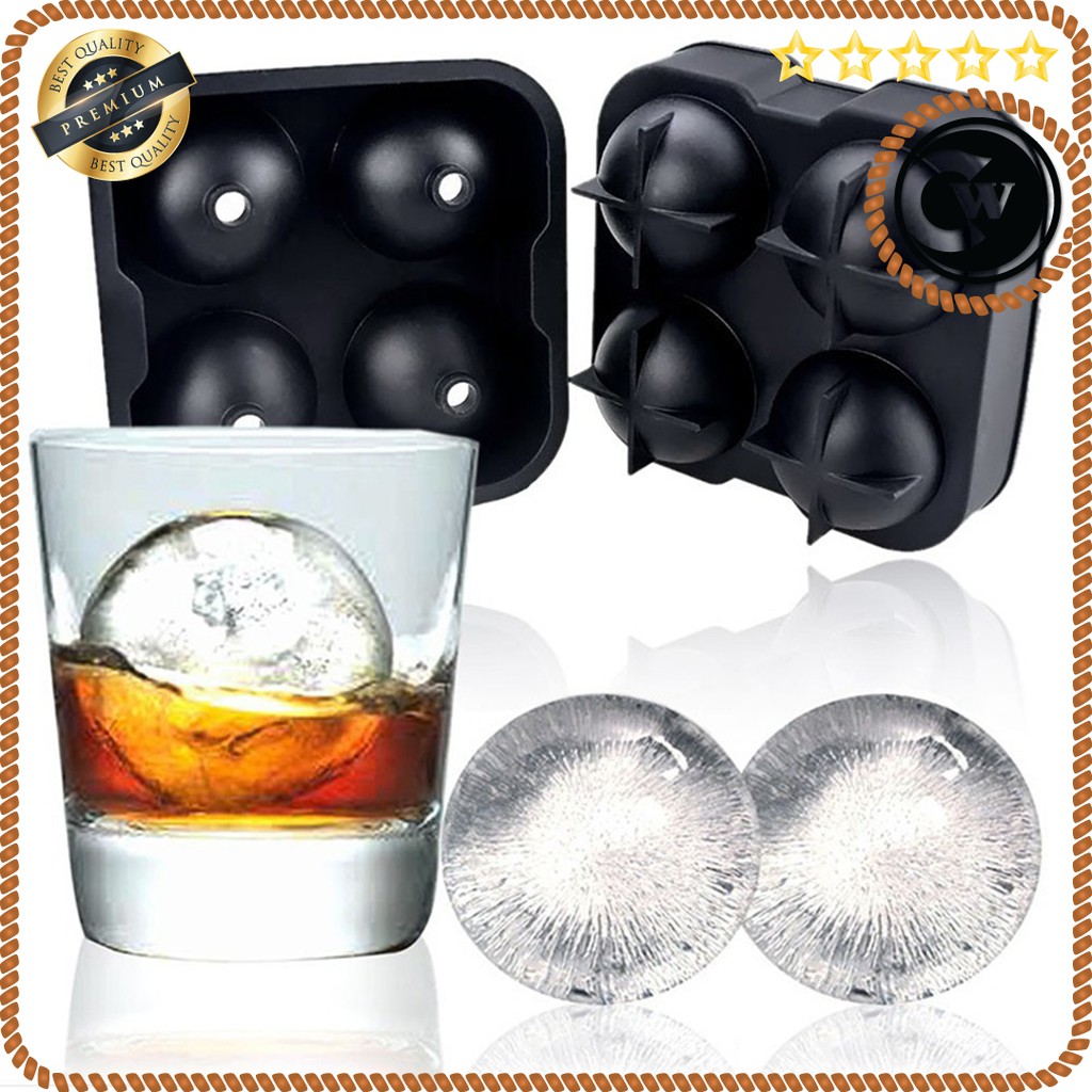 Cetakan Es Batu Bahan Silicone Aman Ice Ball Maker Silicone