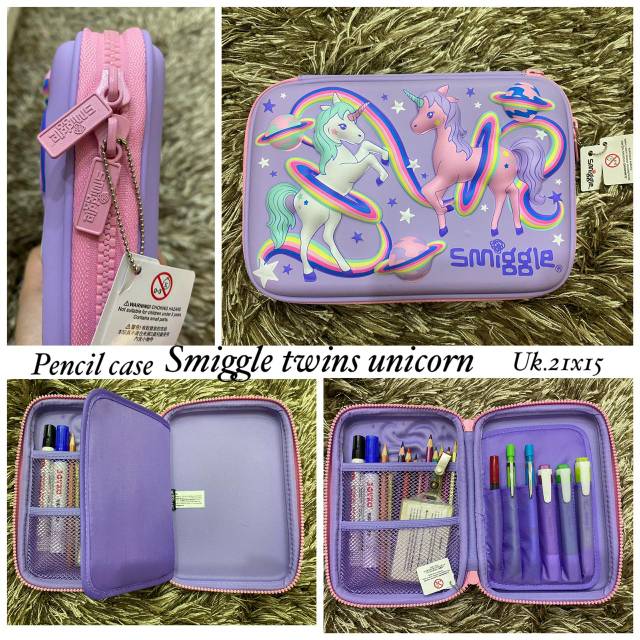 

Pencil Case Smiggle Twins Unicorn Import