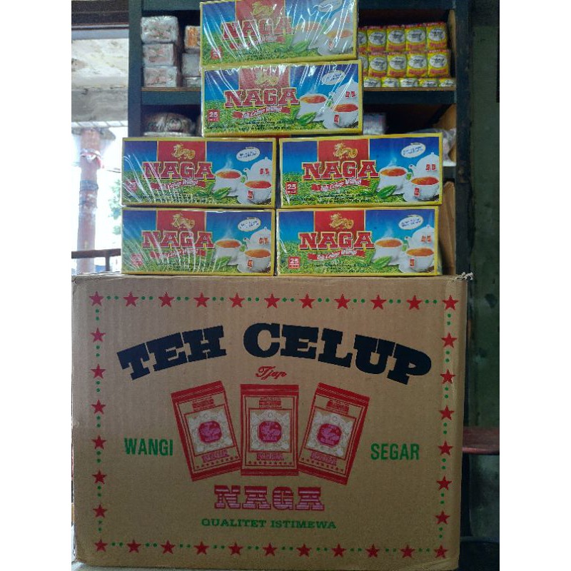 

TEH CELUP NAGA (1 DUS = 48 KOTAK)