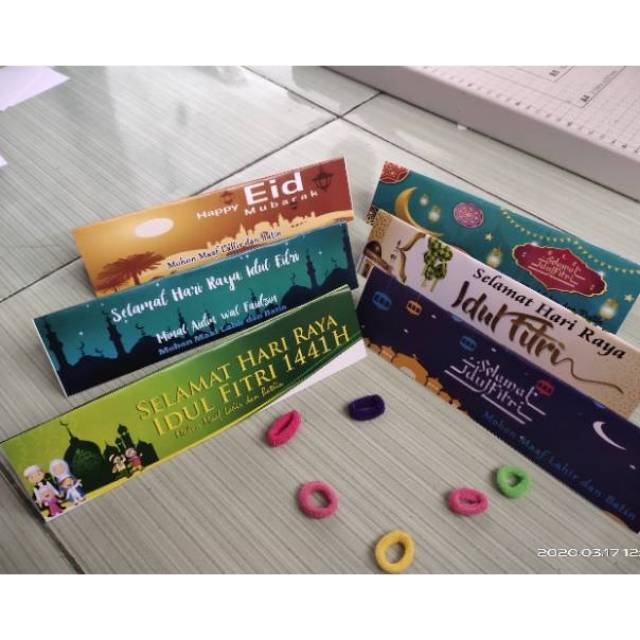 

Label snack bingkisan ukuran 30x40 / 30x9