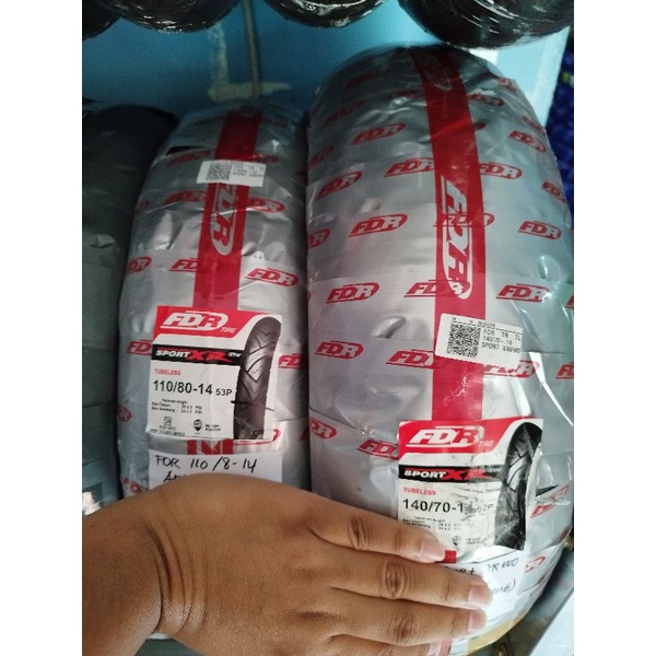 BAN BAN SET Yamaha Aerox Tubles/BAN LENGKAP FDR SPORT XR EVO NEW Aerox/BAN DEPAN BELAKANG FDR Sport 