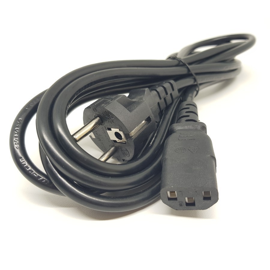 Kabel Power CPU PC Komputer Monitor Ke Listrik Standard 1.5 Meter - 1.5 meter