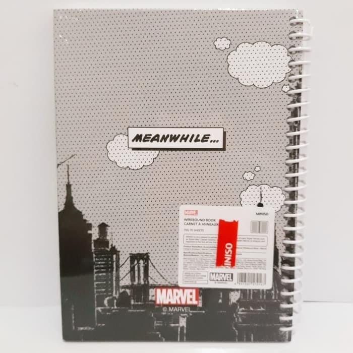 

MARVEL x MINISO Wirebound Book / Buku Catatan Ring Spider Man LIMITED