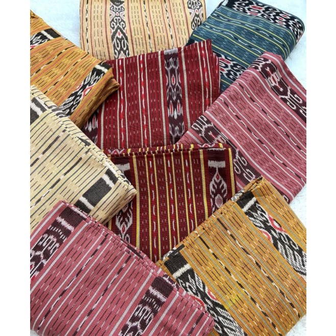 Tenun Ikat Biboki NTT Pewarna Alam (Original)