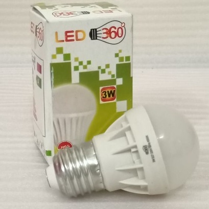 Lampu Led Bola Murah Hemat Merk 360 (3/5/7/9/12/15W)