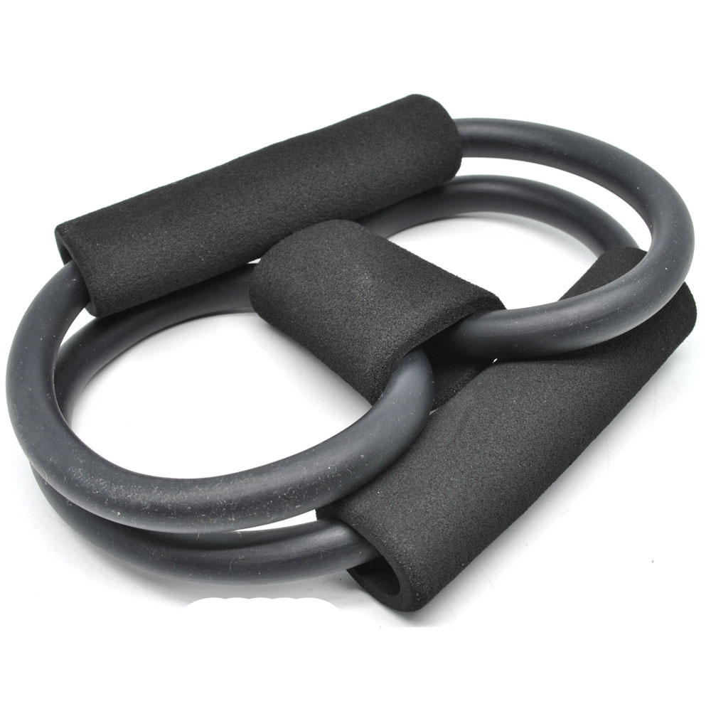 GSPRO1 Tali Yoga Senam Stretch GYM Fitness Elastis Resistance Serbaguna Latihan Otot ITSTYLE Tali Stretching Yoga Fitness Power Resistance - TT007N - Black Or-i