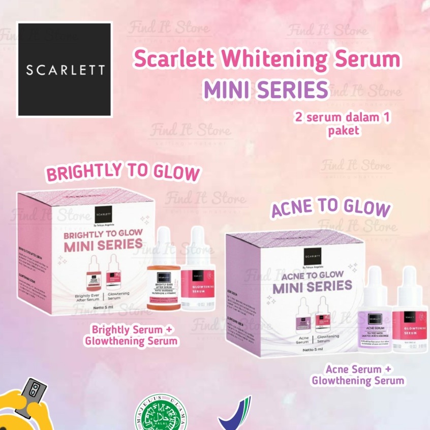 SCARLETT WHITENING SERUM SERIES