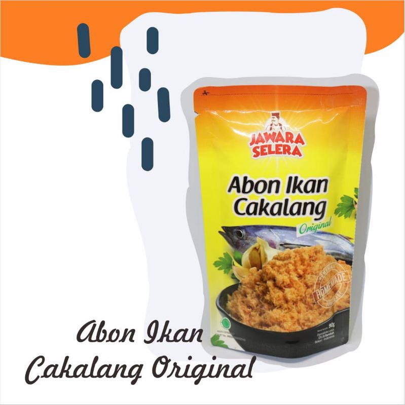 

Abon Ikan Cakalang Jawara Varian Original Pedas 90 Gram